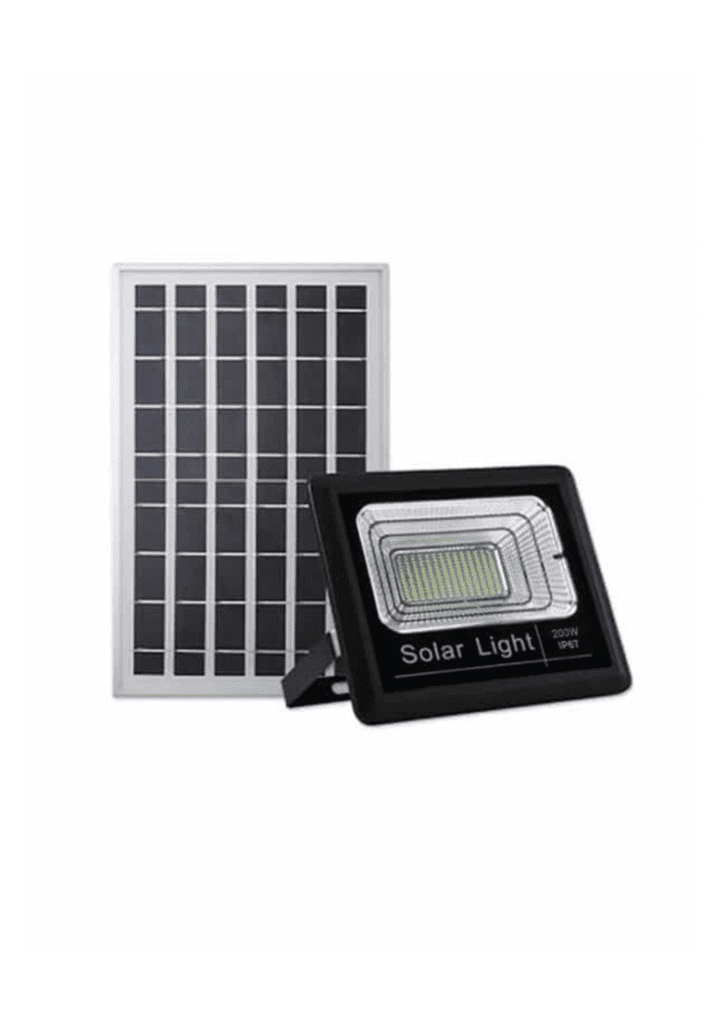 Deluxe Led Solar Flood Light Aluminum 300W Daylight