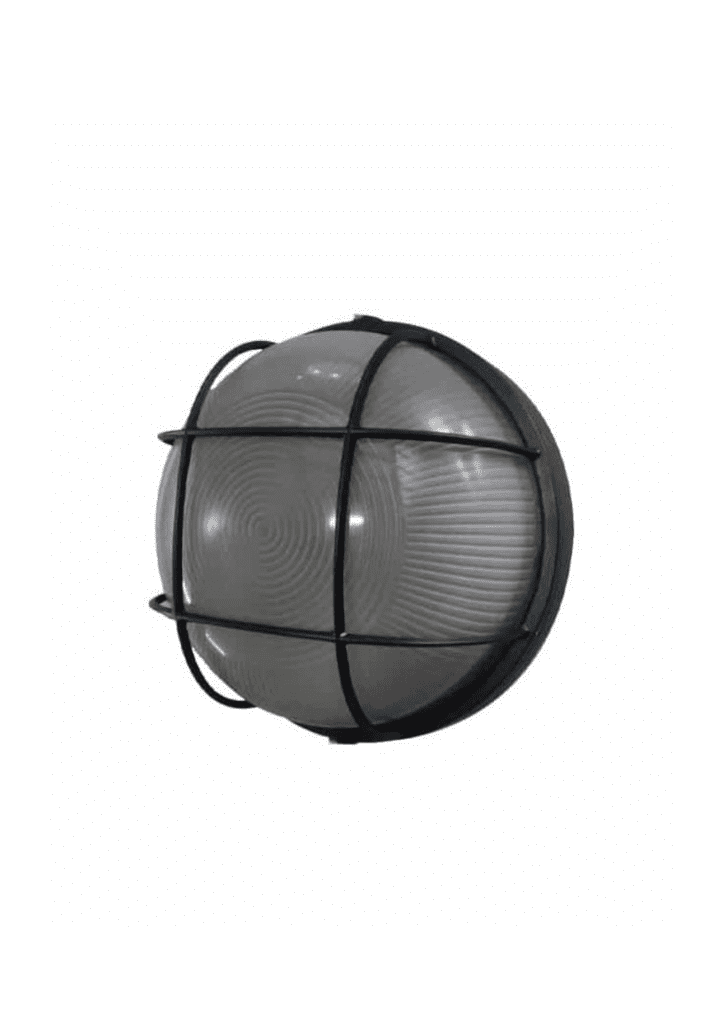 Wall Lamp Fixture – Economy Bulkhead E27 Glass