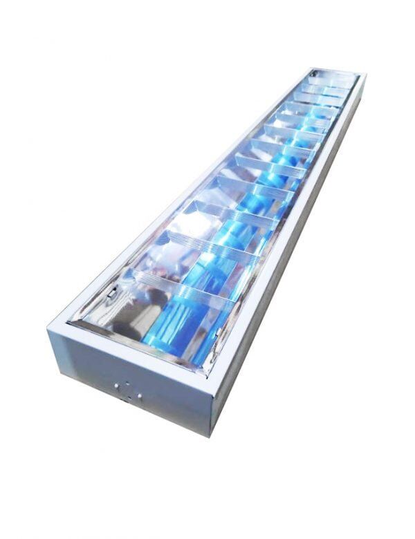 1X4Ft. Surface Louver Type Housing 7X48