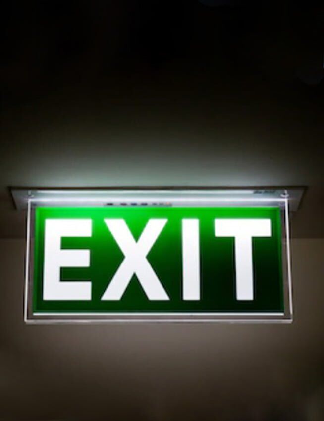LED Exit Sign Acrylic Single Face - Ecoshift Corporation