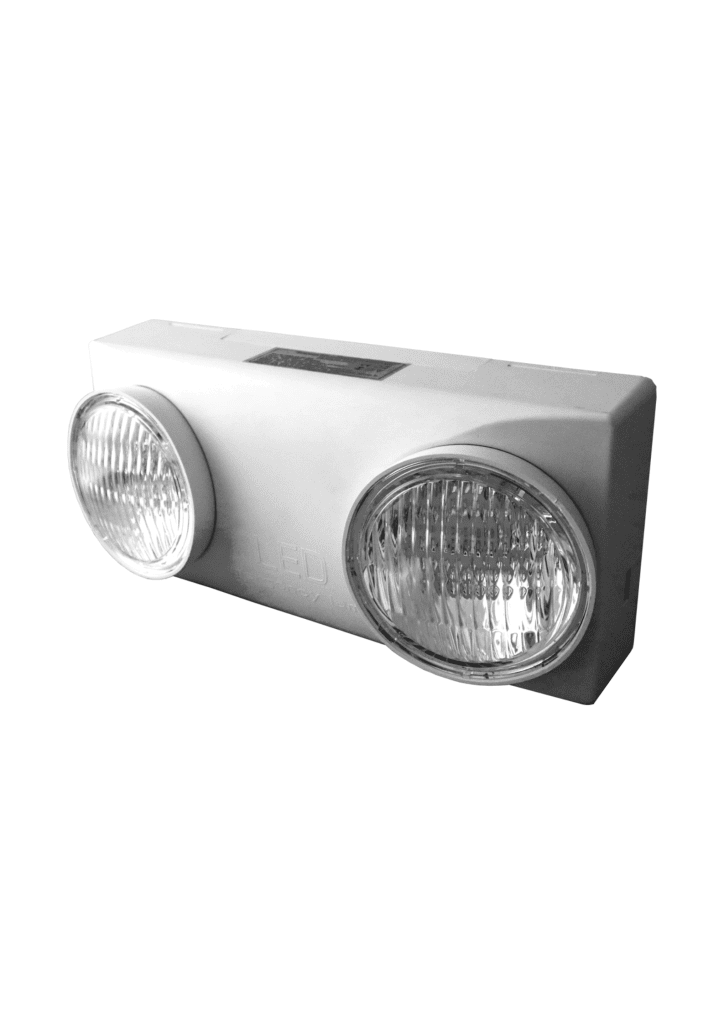 LED Emergency Light Twin Head Color White