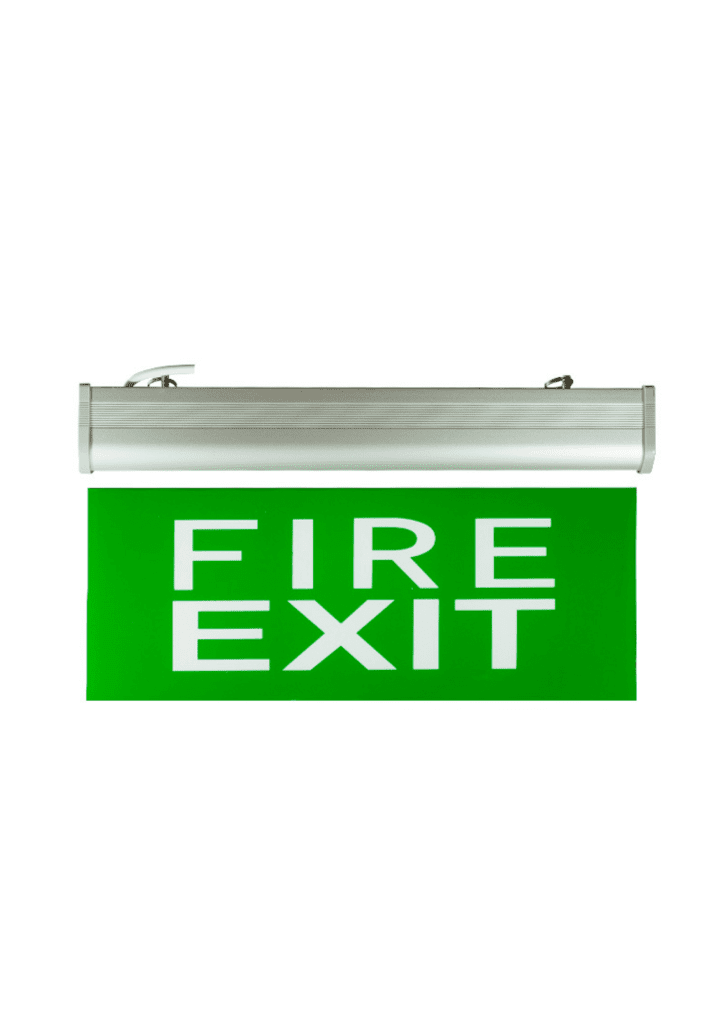 LED Fire Exit Sign Acrylic Double Face