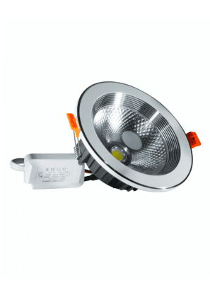 LED downlight, COB, 12W, nature white – bright and efficient indoor lighting.