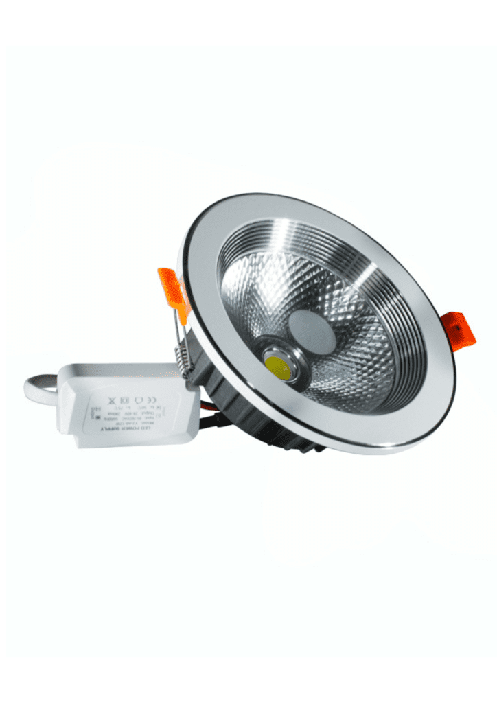 LED downlight, COB, 12W, nature white – bright and efficient indoor lighting.