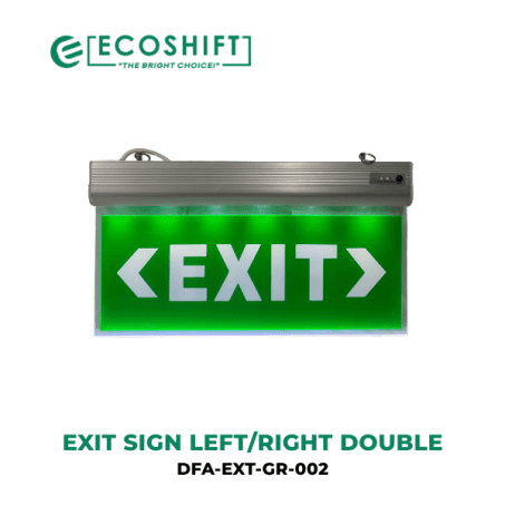 LED Exit Sign Acrylic Double Face Left/Right - Ecoshift Corporation