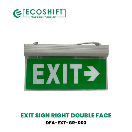 LED Exit Light Right Arrow Double Face - Ecoshift Corporation