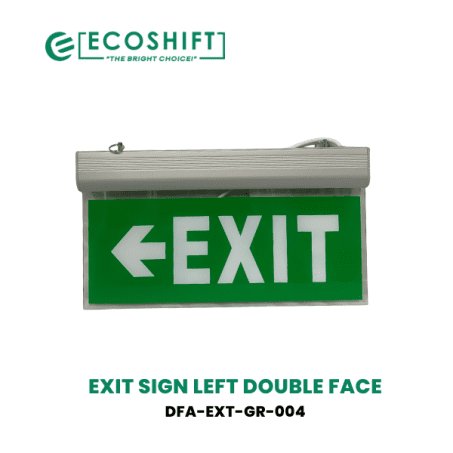 Exit Sign Left Double Face - Ecoshift Corporation