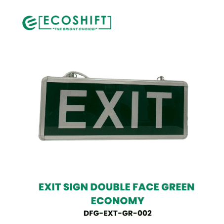 LED Exit Sign Glass Exit Word Double Face - Ecoshift Corporation