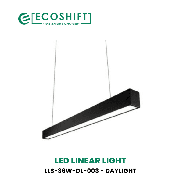 Led Linear Light 36W Daylight Black Body - Ecoshift Corporation