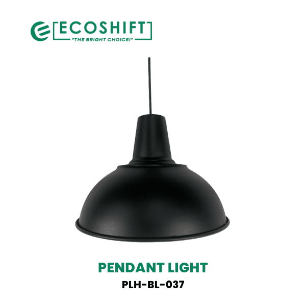 Pendant Light Housing Black Shaded Dome - Ecoshift Corporation