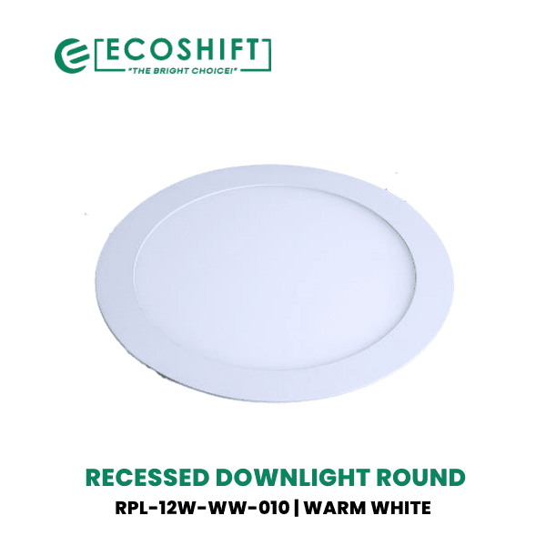 LED Panel Light Round 12W Warm-White - Ecoshift Corporation