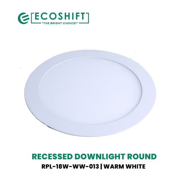 LED Panel Light Round 18W Warm-White - Ecoshift Corporation