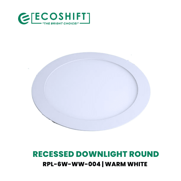 LED Panel Light Round 6W Warm-White - Ecoshift Corporation