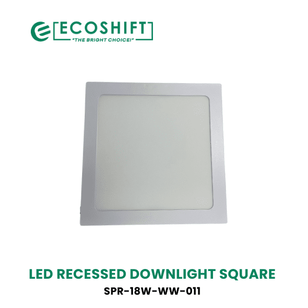 LED Recessed Downlight Square Warm White - Ecoshift Corporation