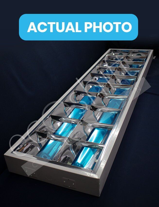 2X4Ft. Surface Louver Type Housing 12X48