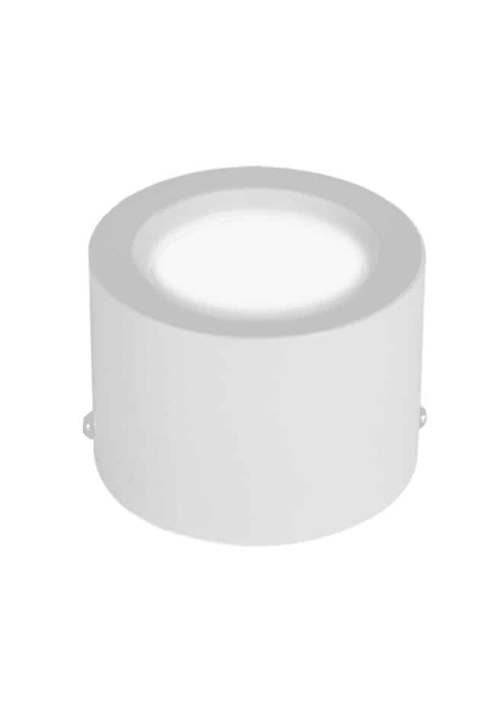 Surface Downlight Frosted Type with White Casing, 12W, Daylight color