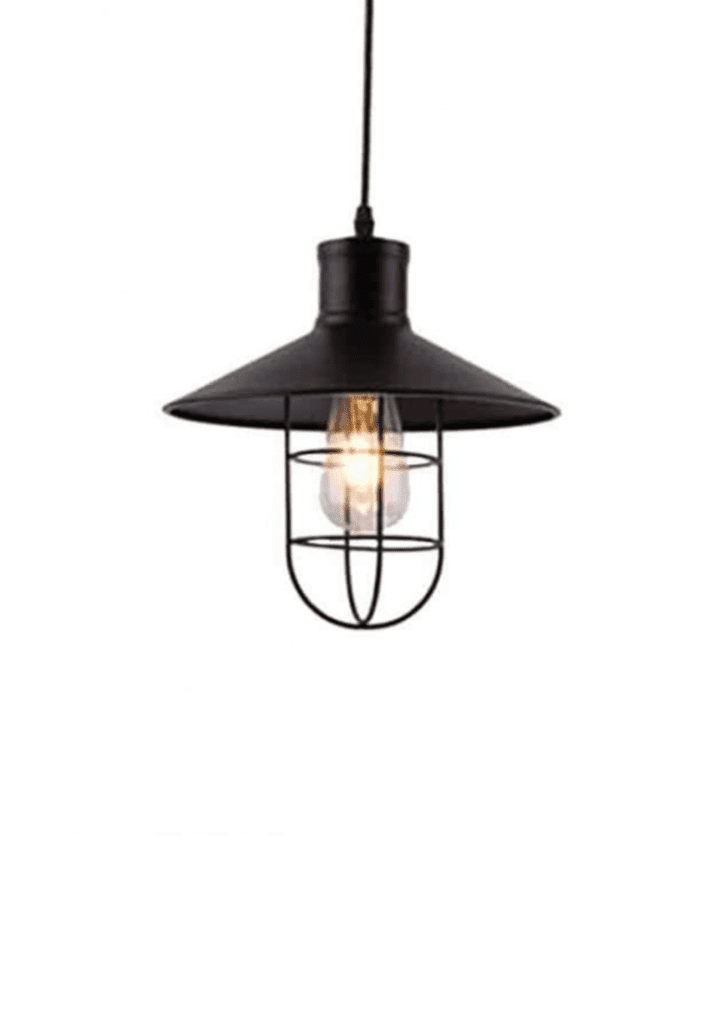 Led Pendant Light Housing Hat Caged with Grill Cover