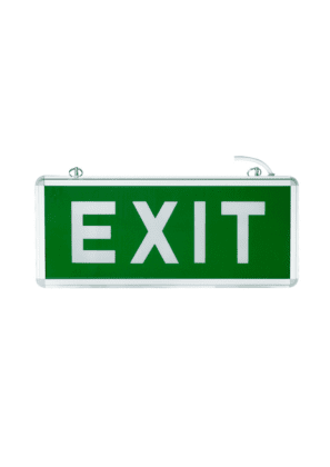 LED Exit Sign Glass Exit Word Double Face