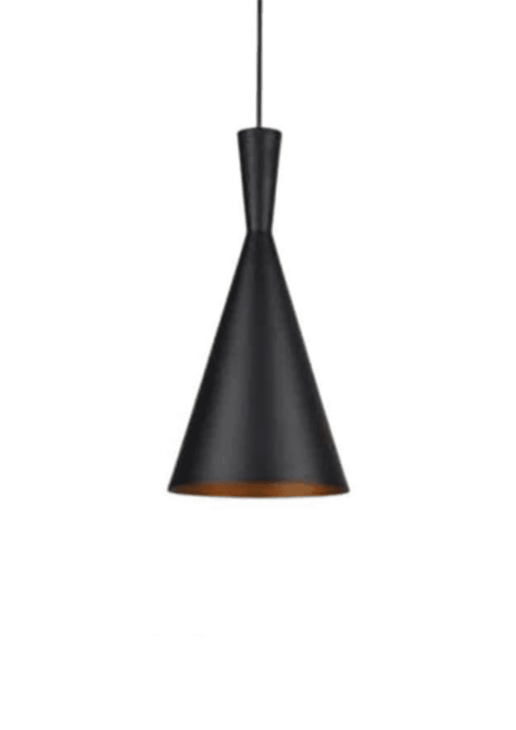 Pendant Light Housing Vintage Black Cone
